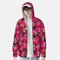 thumbnail image 3 of Picia Orchids Flowers Women's Men's UPF 50+ Sun Protection Hoodie Shirt Long Sleeve SPF Fishing Outdoor UV Hiking Lightweight Shirts-, 3 of 9