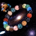 thumbnail image 4 of Fiudx Pulsera Solar, Banda Curativa de Tamaño Ajustable, Piedra de Chakra Ligera, Diseño de Perla Galáctica, Regalo para Ella o Él, Ideal para Fiestas y Celebridades, Accesorios a Juego para Parejas,, 4 of 4