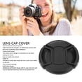 thumbnail image 3 of Camera Lens Cover Lens Cap Cover Professional Dust Resistance Scratch Proof Center Pinch Lens Cover Protector with Prevents Loss Rope for Camera Accessories, 3 of 7