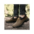 thumbnail image 4 of Oucaili Zapatos sin cordones para hombres mocasines para caminar zapatillas de senderismo zapatos de trabajo informales de ancho ancho mocasines para conducir, 4 of 7