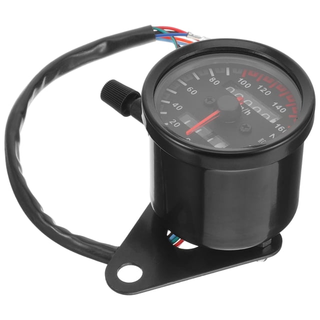 KAKOWELY Motorcycle Speedometer Motorcycle Modified Small Instrument Motorcycle Odometer,3.54X"X3.54"X3.15"