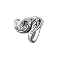 thumbnail image 1 of Bucle de tejer antiguo estereoscópico Vintage anillo de apertura ajustable guía de punto suministros de costura mujeres usando accesorios Ropa, zapatos y accesorios Miscelánea NJ646 plata oscura Minnieouse AP010733-01B, 1 of 6
