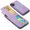 Purple, variant on Phone Case for iPhone 17, Back Credit Card Holder Wallet Cover Study Kickstand PU Leather Magnetic Clasp RFID Blocking Case for iPhone 17 Cases Women, Purple