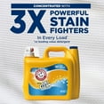 thumbnail image 3 of Plus OxiClean Stain Fighters Liquid Laundry Detergent, Fresh Scent, 166.5 fl oz, 128 Loads, 3 of 5