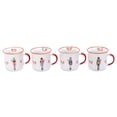 thumbnail image 3 of Juego de Tazas Navideñas de Cerámica Crown Baccara 4 piezas de 400 ml CADETE-S, 3 of 4