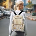 thumbnail image 7 of Casual Daisy Flowers Backpack for School,College and Travel, Water Resistant Bookbag,, 7 of 7