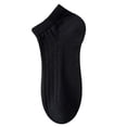 thumbnail image 2 of No Show Socks for Men Non Slip Low Cut Ankle Sock for Walking Running Gym Workouts,Black, 2 of 3