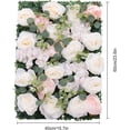 thumbnail image 5 of Fichiouy 6PCS 40*60CM Artificial Flower Wall Panels for Wedding Venue Decor, Photo Areas, 5 of 10