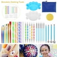 thumbnail image 1 of CUITING Mandala Dotting Tools Rock Painting Kits  23 Piece, 1 of 12