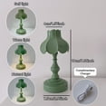 thumbnail image 3 of Table Lamp 500mAh USB Rechargeable LED Night Light Eye-protection Lotus Shape Desk Light Adjustable Brightness Retro Desk Lamp for Photo Props Bedside Light for Bedroom Study Room, 3 of 4