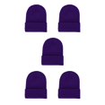 thumbnail image 2 of Minnieouse Gorros Beanie Gorros de punto Unisex Ajustable Otoño Invierno Skullcap A prueba de viento Ciclismo Esquí para deportes al aire libre Púrpura Type2 NO2 Minnieouse CBP263206, 2 of 4