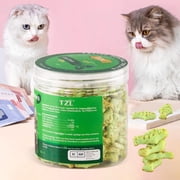 Cat Crunchy Fish Shaped Catnip Treats, Natural Kitty Cat Treats, Delicious Catnip Flavored Snacks, 3.5 oz. Tub