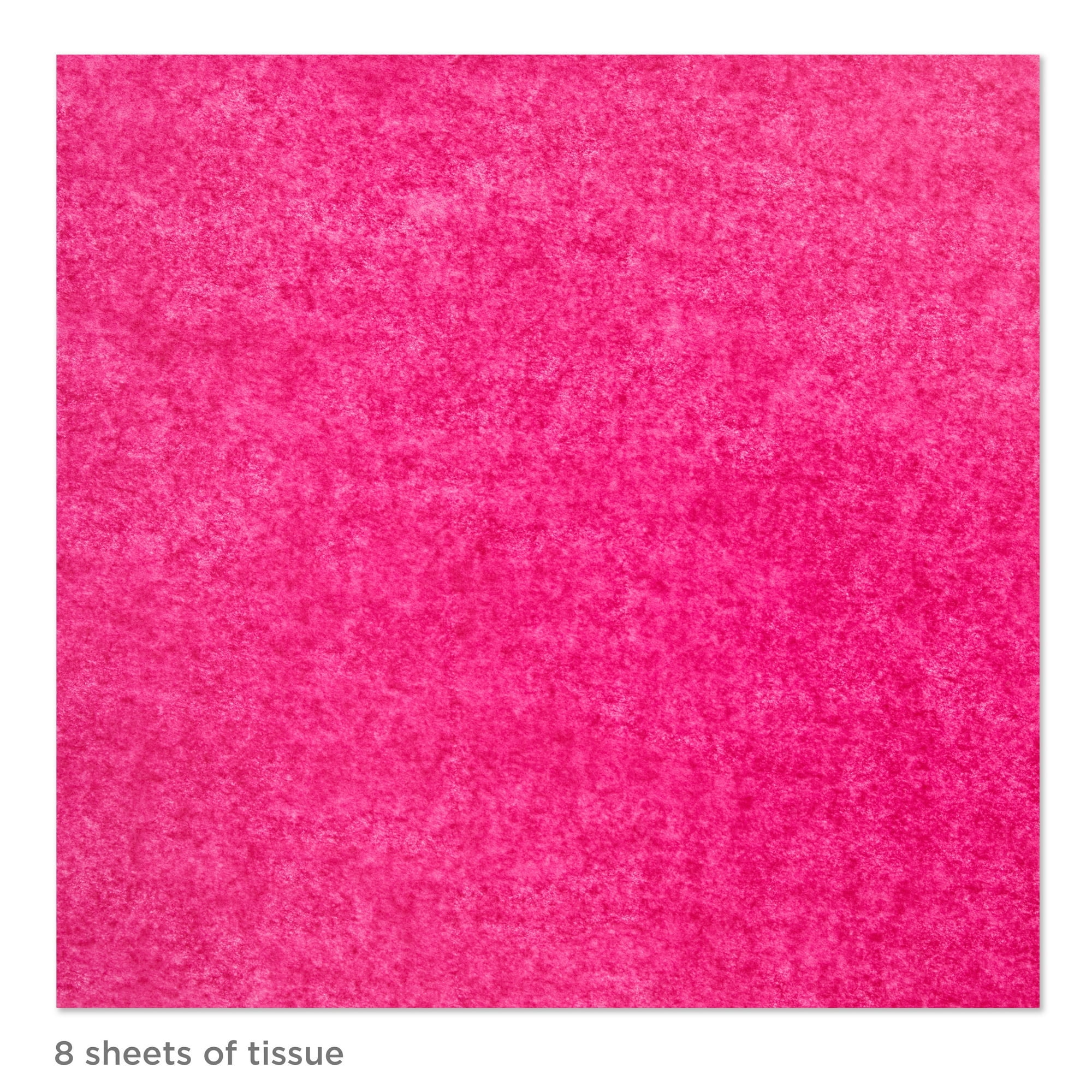 Hallmark Tissue Paper (Solid Hot Pink) 8 Sheets