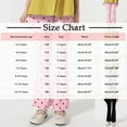 thumbnail image 3 of NAISIBABY Girls Leggings Pants 6 T, Polka Dot Flared Leg Elastic Waist Casual Cotton Stretchy Pants Pink(2-13T), 3 of 4