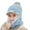 c-A, variant on Baby Boys Girls Winter Knit Hat Scarf Earflap Set 2 in 1 Boys Girls Warm Windproof Knit Hat Cap for Christmas Gift Toddler Winter Beanie