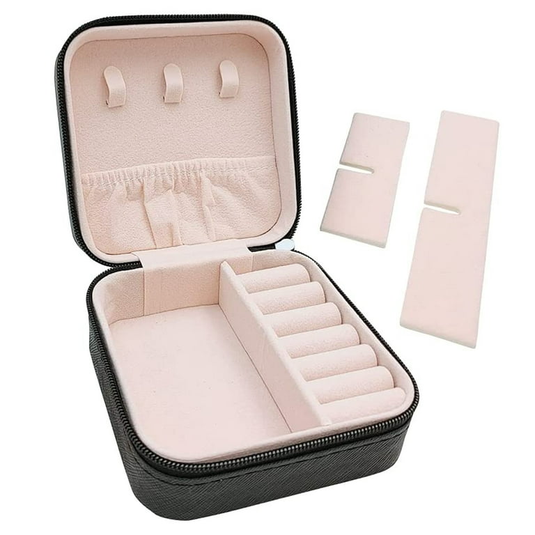Travel Jewelry Case, Large Capacity Portable Small Jewellery Box, Mini  Jewellery Travel Case With Zipper, Travel Jewelry Organizer For Earrings  Rings