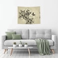 thumbnail image 6 of Bingfone Vintage Floral Tapestry Wall Hanging Decor for Living Room Bedroom Dorm Classroom Office Decor 29x37 Inch, 6 of 8