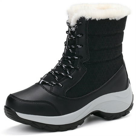 

UPAIRS Womens Winter Warm Snow Boots Ladies Fleece Lined Booties Shoes