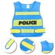 thumbnail image 5 of BRIGHTFUFU Chaleco de policía para niños, 2 unidades, disfraz de policía para niños pequeños, disfraz de policía para juegos de rol, suministros de disfraces., 5 of 8