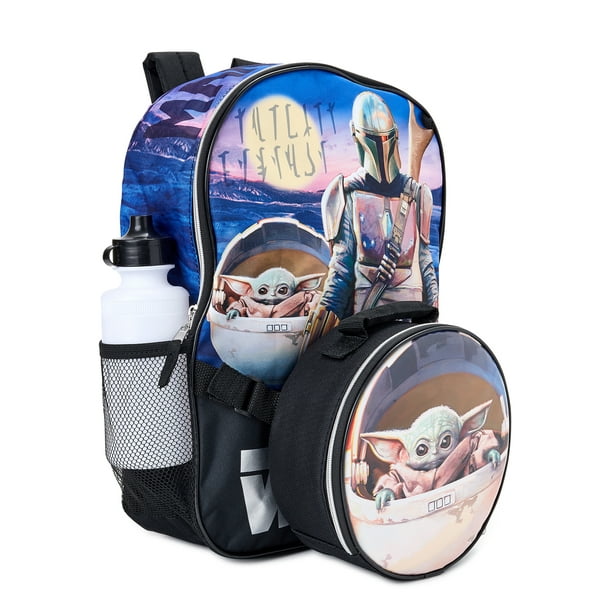 The Mandalorian Mandalorian Children's Backpack and Lunch Bag Set, 5