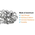 thumbnail image 4 of Uxcell 100 Pcs Button Supplies 40L(25.4mm/1") Aluminum Button Parts for Button Maker Machine, 4 of 5