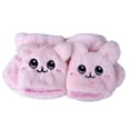 thumbnail image 6 of mnjin women girls gloves warm soft cute cat convertible flip top winter fingerless thick mittens for teen pink a, 6 of 8