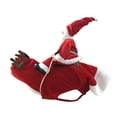 thumbnail image 3 of Dog Christmas Costume, Dog Cat Christmas Santa Claus Costume Holiday Outfit Pet Running Santa Claus Riding on Pet Clothes for Medium Large Sized Dogs, S, 3 of 14