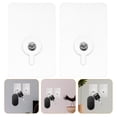 thumbnail image 2 of Milisten 12PCS Invisible Traceless Screw Stickers Punch Free Wall Picture Hook Drywall Picture Hanging Kit for Picture Photo Frame Hanging (Exposed 8mm), 2 of 6
