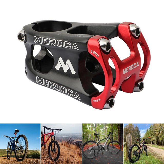 31.8 Vástago 50 mm Vástago de bicicleta Vástago de bicicleta de montaña Vástago de manillar corto Extensor de elevación Piezas de componentes de repar Soledad Potencia de bicicleta de montaña