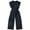 Blue - medblue, variant on Alfani Womens Wide Leg Jumpsuit, Black, X-Large