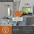 thumbnail image 3 of Ravenna 4 Light Matte Black Bathroom Vanity Fixture Metal Cage Shade, LED Compatible, 3 of 12