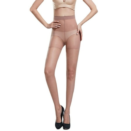 

OVTICZA Womens Tights Sheer Control Top Silk Pantyhose one size Coffee