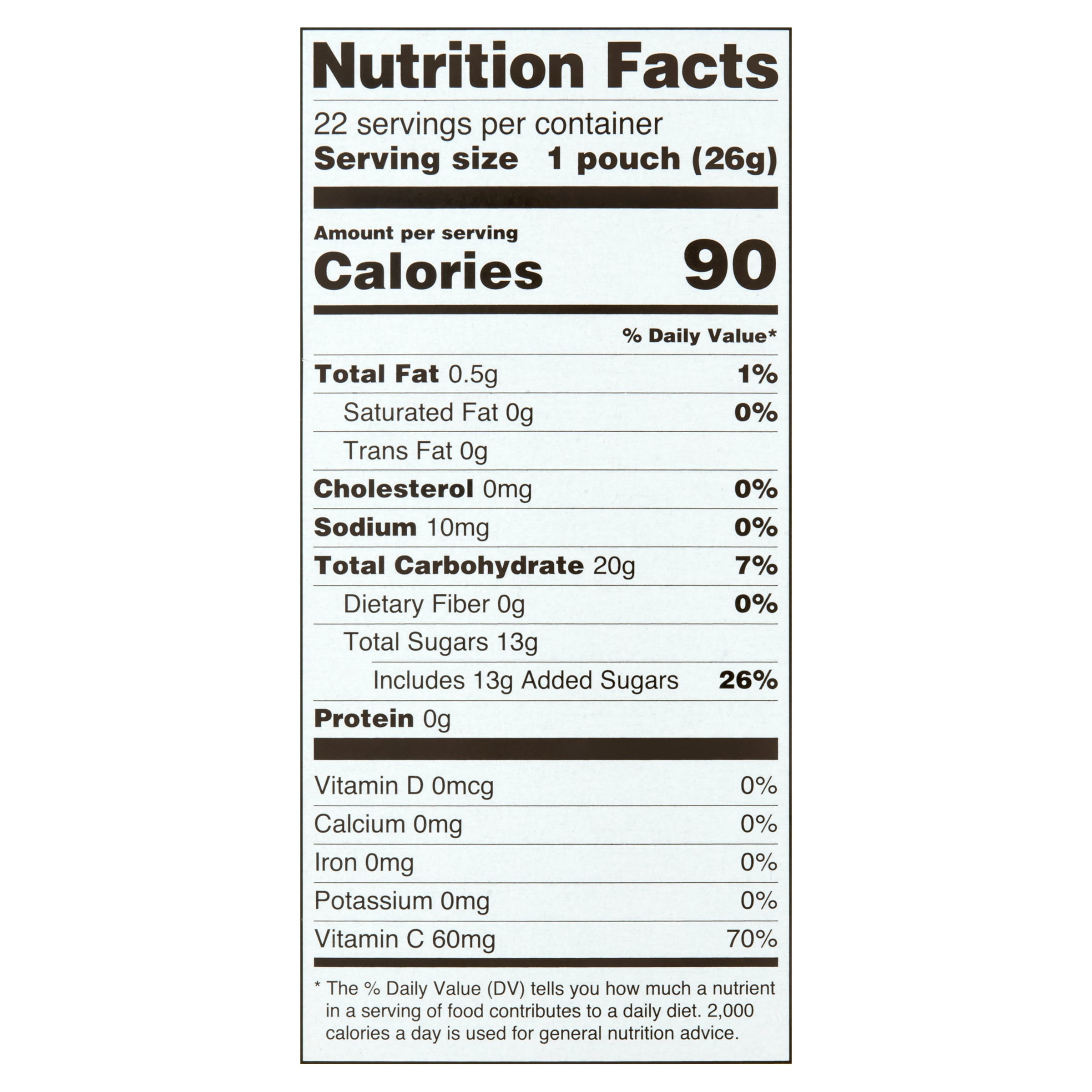 Buy Great Value Tangy 22ct Fruit Snack Online at Lowest Price in India