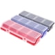 thumbnail image 4 of Multi Compartment Organizer Box For Screws Small Parts Plastic Hardware And Jewelry Storage Case Craft Supplies Red, 4 of 4