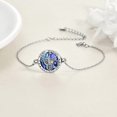 thumbnail image 2 of YFN Sterling Silver St Michael/St Christopher/Jesus/Virgin Mary Bracelet for Men Women Catholic/Protector/Talisman Michael Archangel Medal Bracelet Jewelry 7+2 Inch, 2 of 10
