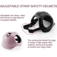 thumbnail image 4 of HQREA Puppy Motorcycle Helmet Sunglasses with Ear Holes and Adjustable Nylon Strap Dog Hard Hat for Outdoor, 4 of 6