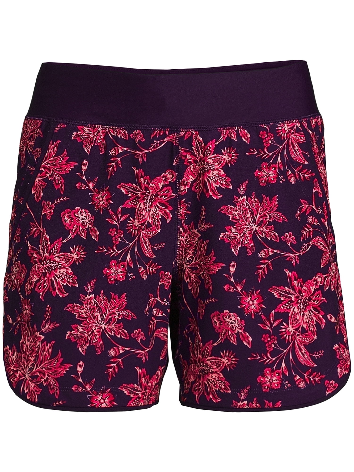 Lands' End Women's Plus Size 5" Quick Dry Elastic Waist Board Shorts