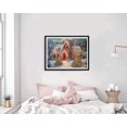 thumbnail image 3 of Pintura De Diamante 5D Cabaña De Navidad, Bordado De Diamantes De Navidad, Kit Completo De Lienzo De Diamantes Bordado De Punto De Cruz Sala De Estar Dormitorio Etiqueta De La Pared Decoración 30x40 c, 3 of 5