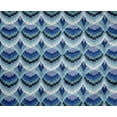 thumbnail image 3 of oneOone Polyester Lycra Fabric Waves Flame Stitch Printed Fabric 1 Yard 56 Inch Wide, 3 of 3