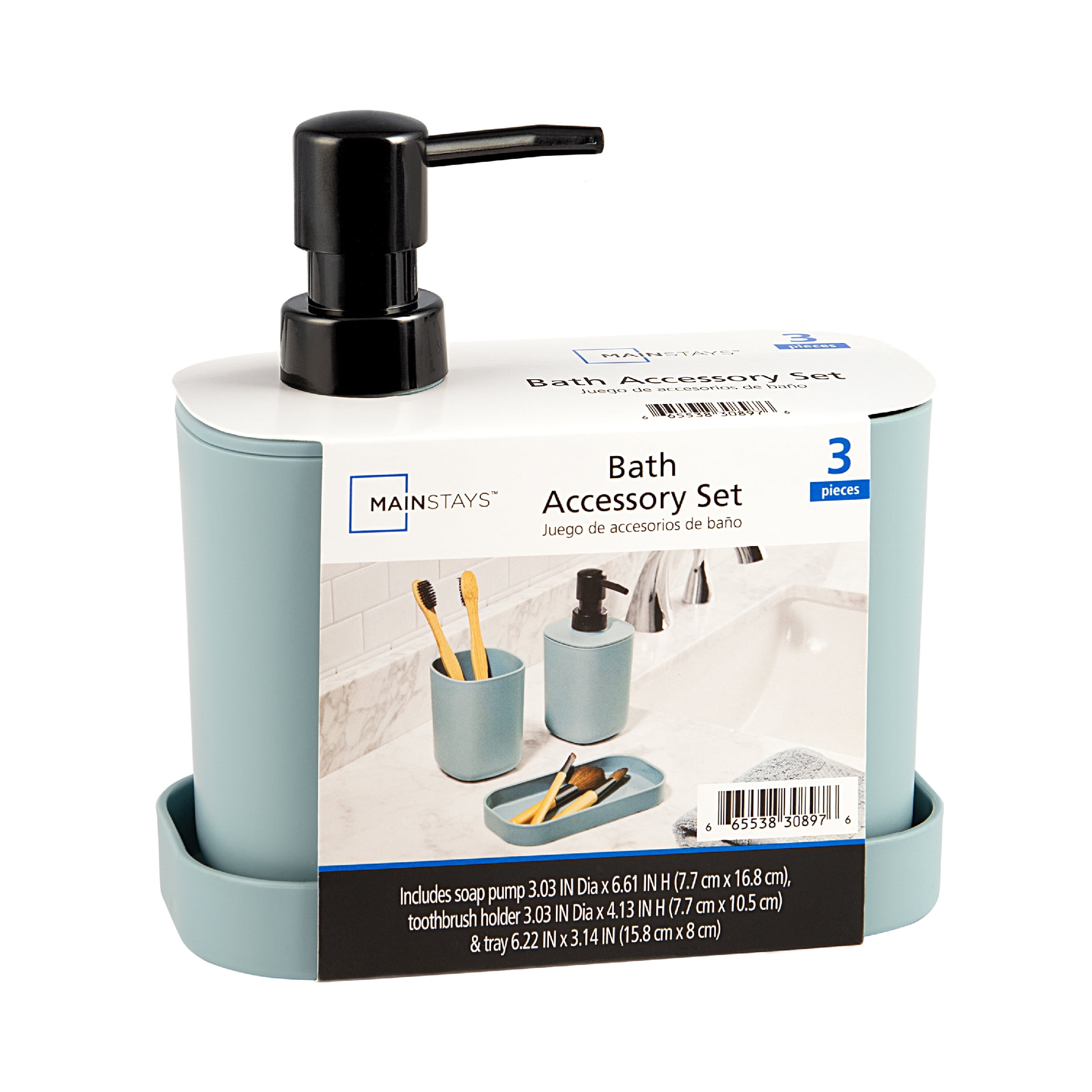 MS BLU PLSTIC 3P SET