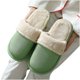 thumbnail image 1 of Zapatillas de invierno con punta cerrada para mujer, toboganes de felpa para el hogar, pantuflas planas de algodón a prueba de agua cálidas Wmkox8yii  hj789, 1 of 3
