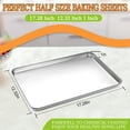 thumbnail image 4 of CEKEE Stainless Steel Baking Sheet Set of 2, Professional Cookie Sheet Pans Tray, Non-Stick & Healthy, Mirror Finish & Rust Free, Easy Clean & Dishwasher Safe (18 Inch), 4 of 4