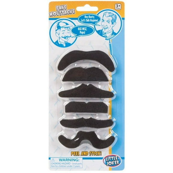 Self-Adhesive Fuzzy Mustache Set