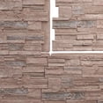 thumbnail image 3 of Ekena Millwork 48 5/8"W x 24 3/4"H x 1 1/4"D Cascade Stacked Stone, EverStone Faux Stone Siding Panel, Shasta, 3 of 9