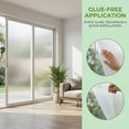 thumbnail image 3 of Unique Bargains Decorative Static Cling Window Privacy Film White 39.4" x 23.6", 3 of 7