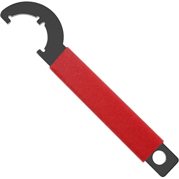 6-inch Coilover Spanner Wrench, Professional Universal Rubber Handle Wrench Spanner Tool, Portable Carbon Steel Wrench for Removal and Tighten, Motorcycle Coil Over Shock Adjustment Wrenches