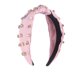 thumbnail image 2 of Diadema con nudo de cristal para mujer Diadema antideslizante con diamantes de imitación Banda para la cabeza rosa Diademas anchas de moda Accesorios para el cabello para mujeres, 2 of 5