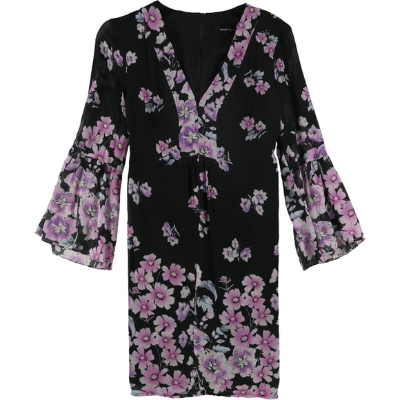 Vestido Nanette Lepore Revel recto para mujer negro 2