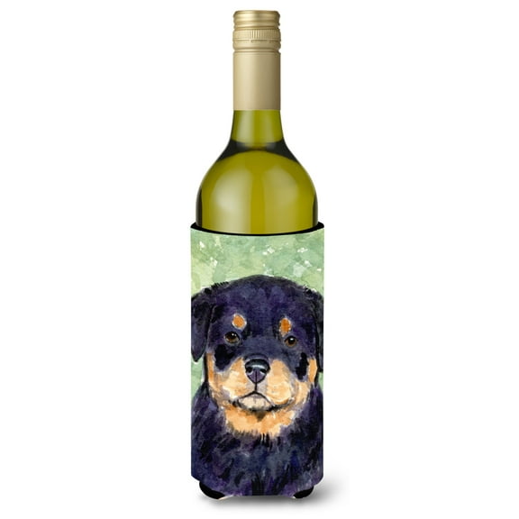 Caroline's Treasures SS8929LITERK Rottweiler Wine Bottle Hugger, Wine Bottle, multicolor