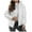 White, variant on Clearance LYXSSBYX Jackets for Women Clearance Women's Fashion Glossy Cotton-Padded Jacket Hooded Bread Coat Short Coat Blouse